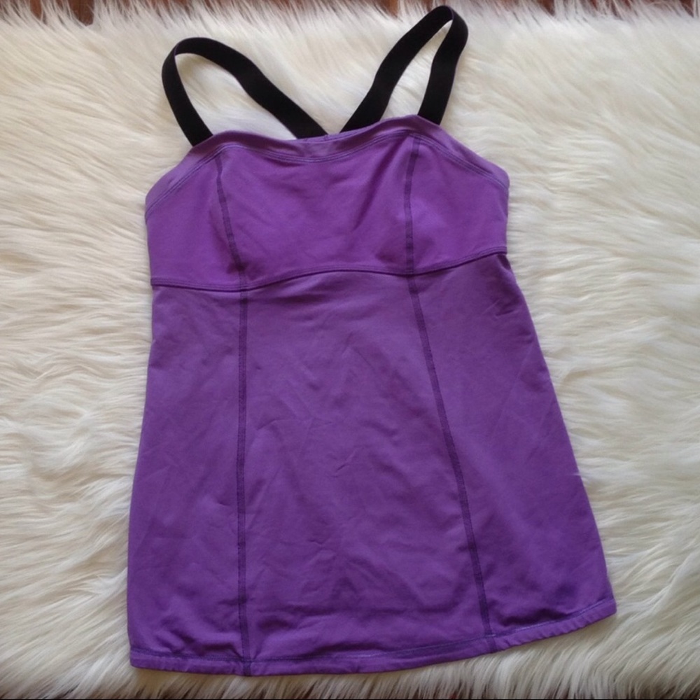 Lululemon Purple Workout Tank Top Size 6